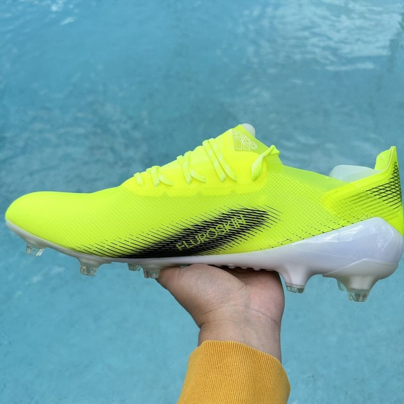 MEN\'S Adidas X Ghosted.1 AG Solar Yellow Soccer Cleats Shoes FY0957 main image 4